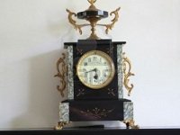 антикварные каминные часы